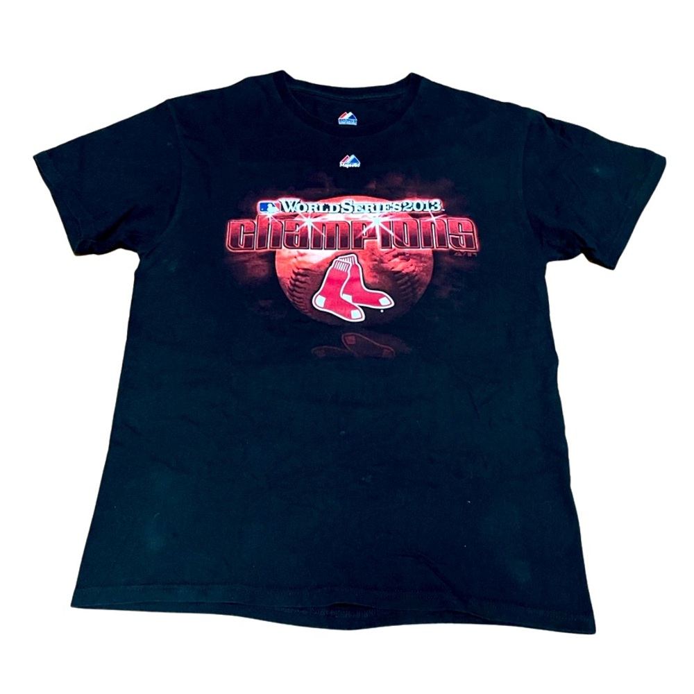 Closing Sale! - Vintage Boston Red Sox 2013 World Series Champs Tee - Majestic